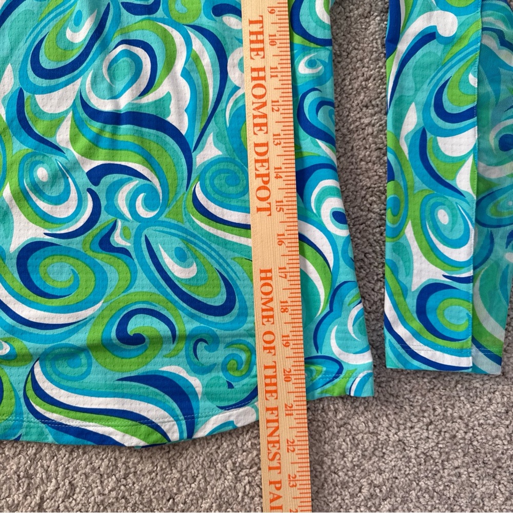 IBKUL UPF 50+ Protection Longsleeve Half Zip Top XS Beach Vacation Workout - Picture 8 of 14
